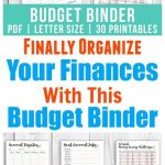 Printable Budget Binder  Floral | Money Saving Challenges | Printable Budget Binder Worksheets