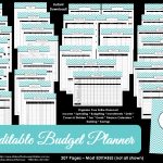 Printable Budget Planner/finance Binder Update   All About Planners | Printable Budget Binder Worksheets
