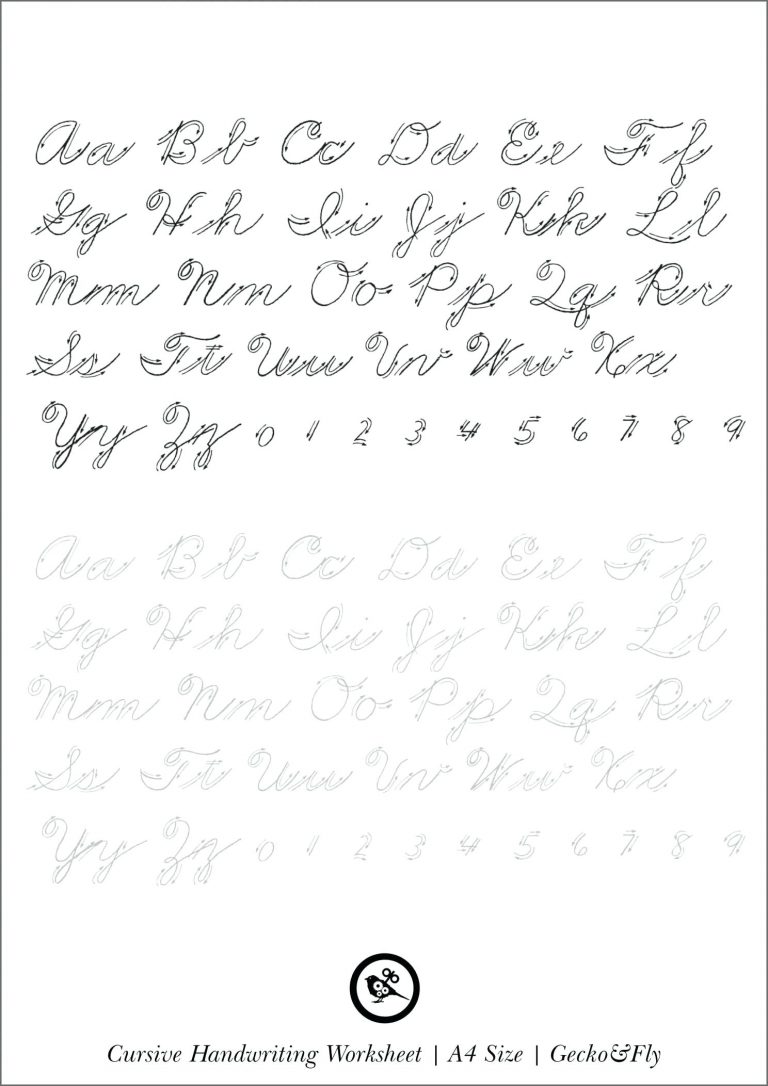 Printable Cursive Handwriting Cursive Click Here To Download Your