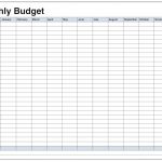 Printable Monthly Budget Worksheet Excel   Koran.sticken.co | Monthly Budget Worksheet Printable