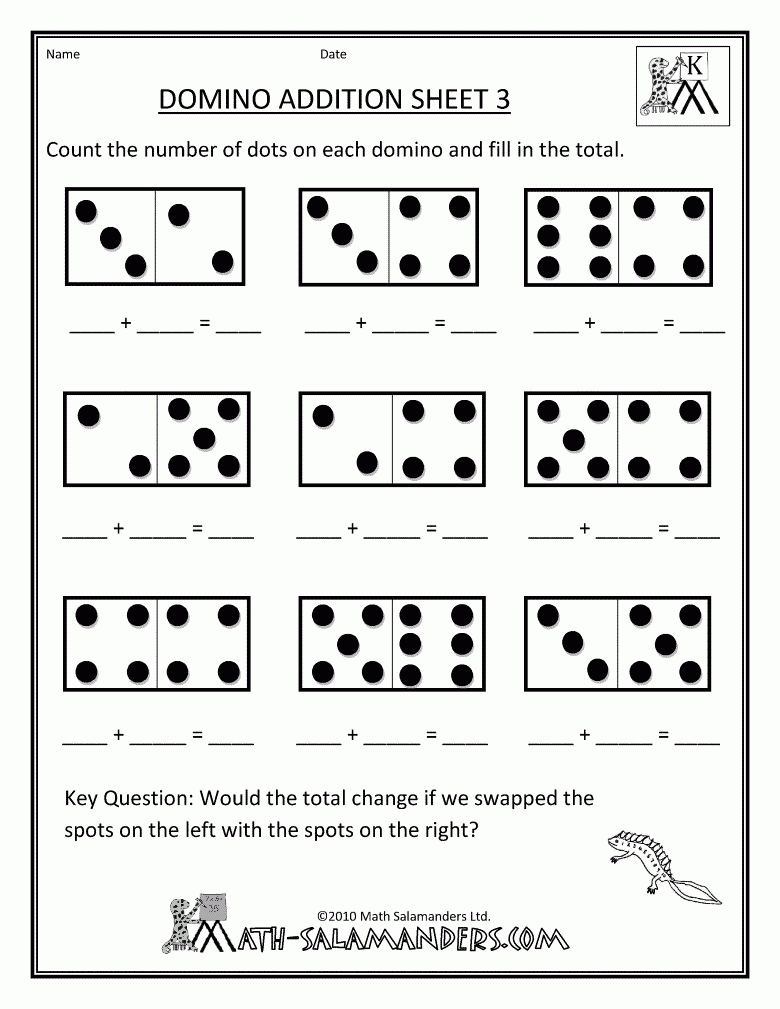 Printable Preschool Math Worksheets – With Free For Kids Also | Primary Maths Worksheets Free Printable