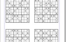 Printable Sudoku Worksheets