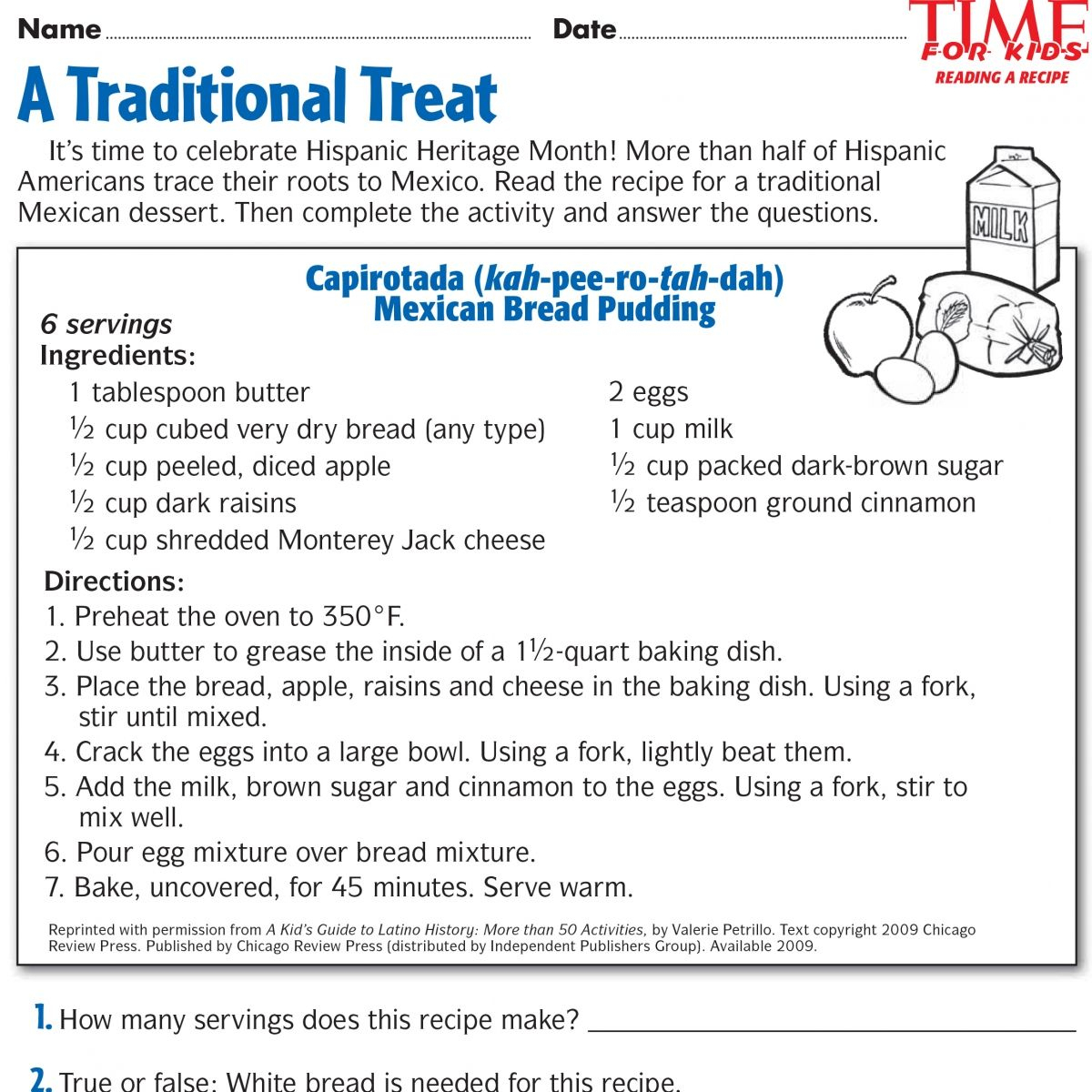 Printables For Hispanic Heritage Month | Time For Kids | Ideas | Hispanic Heritage Month Printable Worksheets