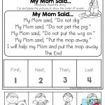 Read And Sequence! Simple Stories For Beginning And/or Struggling | Free Printable Sequencing Worksheets For Kindergarten