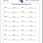 Rounding Numbers | Rounding To The Nearest Ten Worksheet Printable