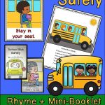 School Bus Safety Rhyme + Mini Booklet: Back To School | Grades | Free Printable School Bus Safety Worksheets