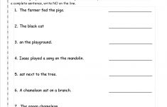 Free Printable Sentence Correction Worksheets