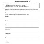 Sentences Worksheets | Complex Sentences Worksheets   Free Printable | Free Printable Esl Worksheets For High School