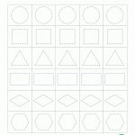 Shape Tracing Worksheets Kindergarten | Free Printable Tracing Worksheets For Preschoolers