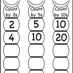 Skip Counting2, 5 And 10 – Worksheet / Free Printable Worksheets | Counting In Twos Worksheet Printable