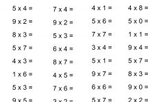 Space Theme – 4Th Grade Math Practice Sheets – Multiplication Facts | Free Printable Multiplication Worksheets For 4Th Grade