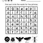 Spring English Worksheet   Free Kindergarten Holiday Worksheet For | Spring Break Printable Worksheets