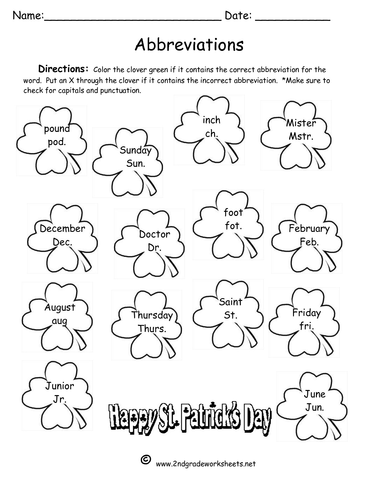 St. Patrick&amp;#039;s Day Printouts And Worksheets | Free Printable St Patrick Day Worksheets