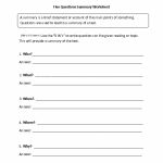 Summarizing Worksheets 4Th Grade For Printable. Summarizing Inside | Free Printable Summarizing Worksheets 4Th Grade