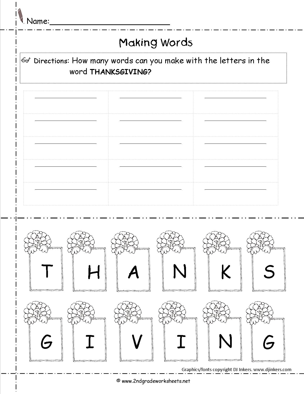 Thanksgiving Printouts And Worksheets - Free Printable Thanksgiving | Free Printable Thanksgiving Worksheets