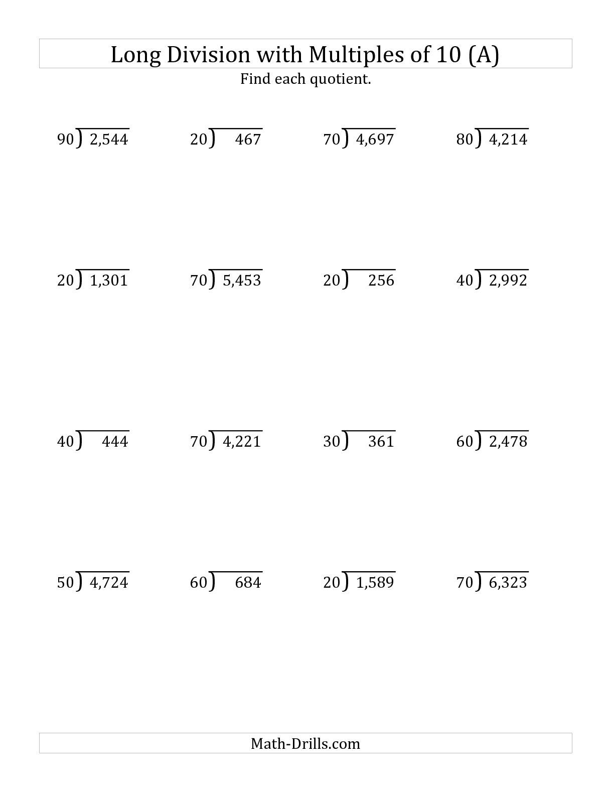 free printable long division worksheets 5th grade printable worksheets