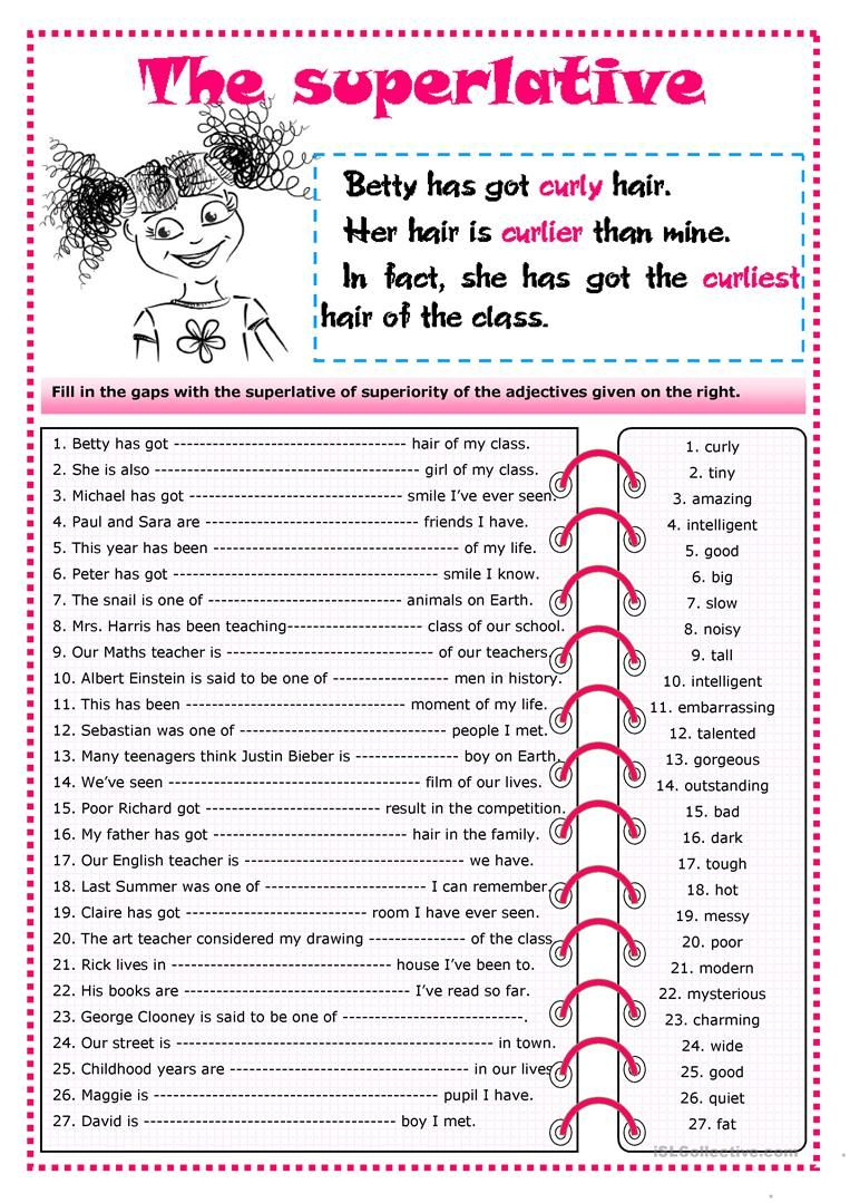 Rephrasing 1 Comparatives And Superlatives School English Comparative Worksheets Printable