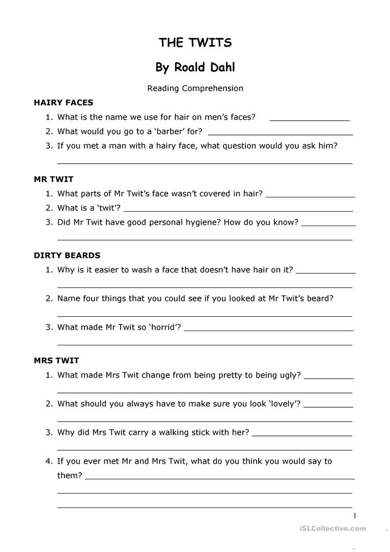 Comprehension Worksheets Ks1 Printable Printable Worksheets