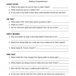 The Twits'roald Dahl Reading Comprehension Worksheet   Free Esl | Free Printable Comprehension Worksheets Ks1