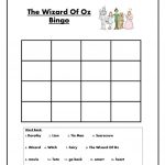 The Wizard Of Oz Bingo Worksheet   Free Esl Printable Worksheets | The Wizard Of Oz Printable Worksheets