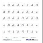 These Are Basic Practice Division Worksheets Designed To Work As One | Printable Simple Division Worksheets
