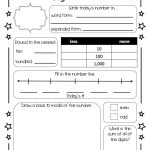 This Is A Number Of The Day Worksheet That My Colleague And I   Free | Free Printable Number Of The Day Worksheets