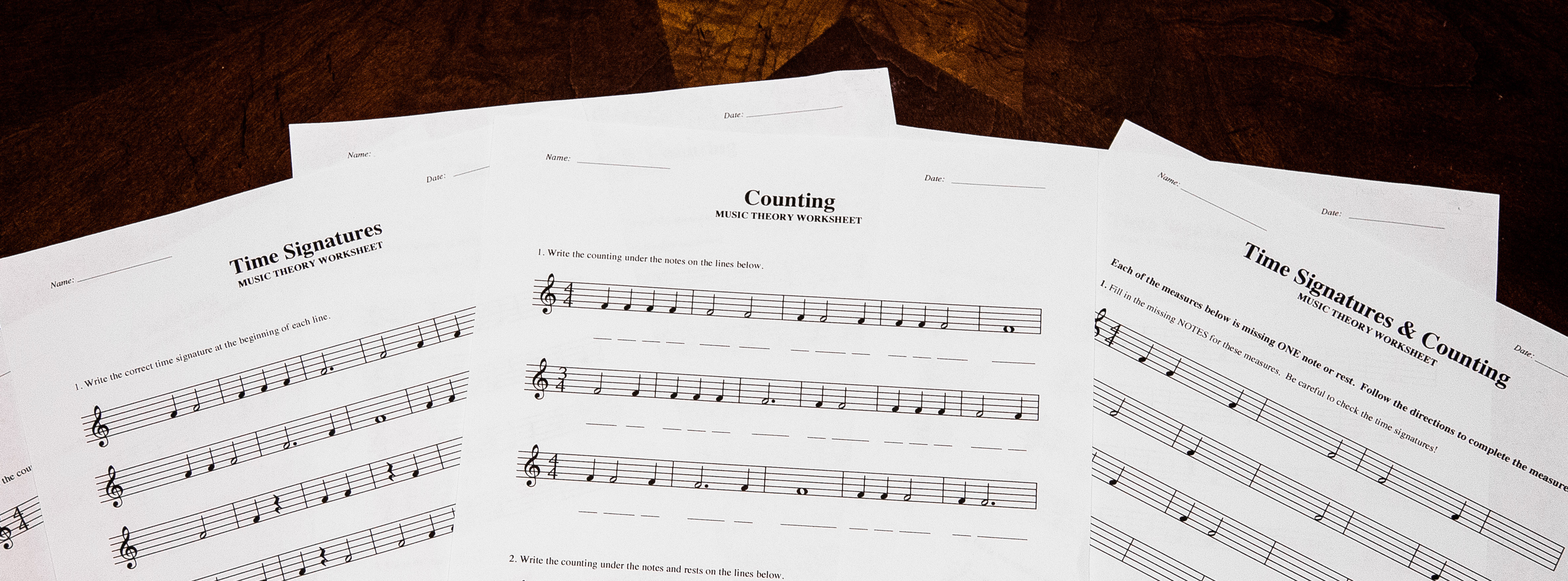 Time Signatures &amp;amp; Counting: Free Printable Theory Worksheets – Lacie | Free Printable Music Theory Worksheets