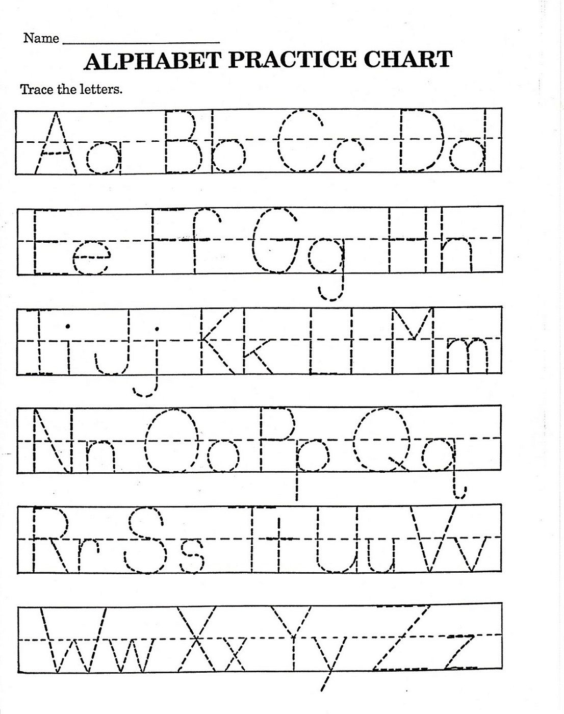 Trace Letter Worksheets Free | Reading And Phonics | Alphabet - Free | Free Printable Alphabet Worksheets