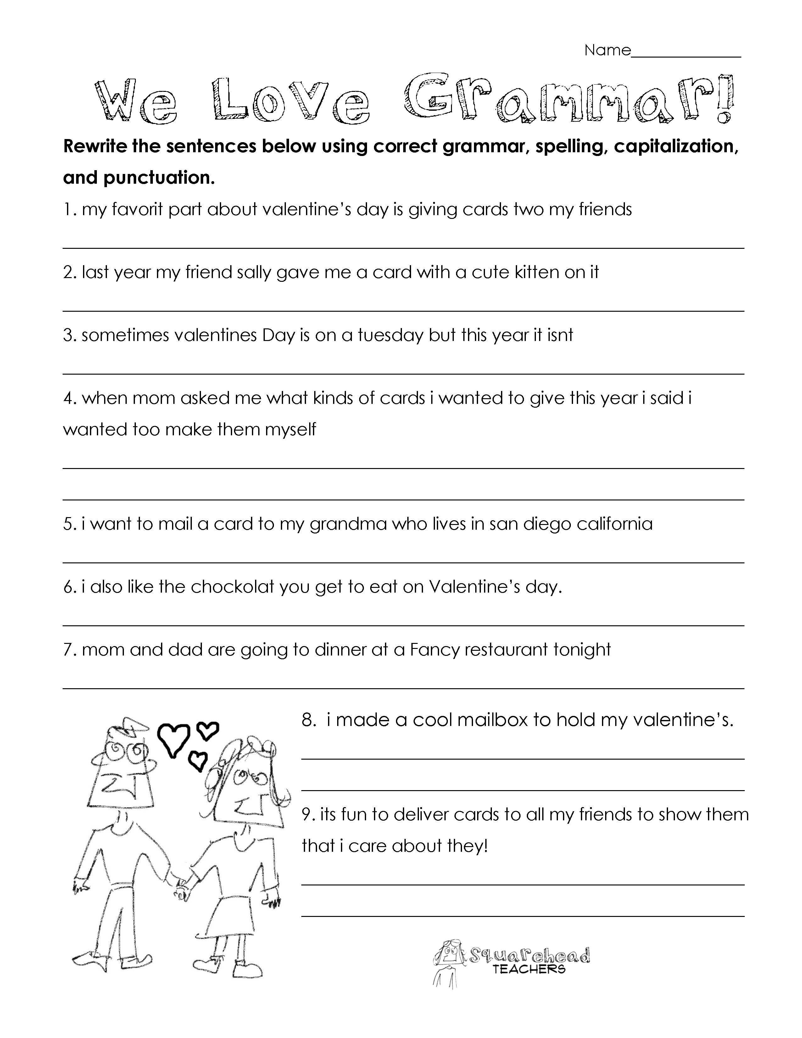 Grammar Worksheets Year 6 Printable Printable Worksheets