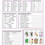 Verb To Be Worksheet   Free Esl Printable Worksheets Madeteachers | Esl Printable Grammar Worksheets