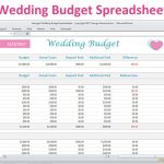 Wedding Budget Spreadsheet Planner Excel Wedding Budget | Etsy | Wedding Budget Worksheet Printable