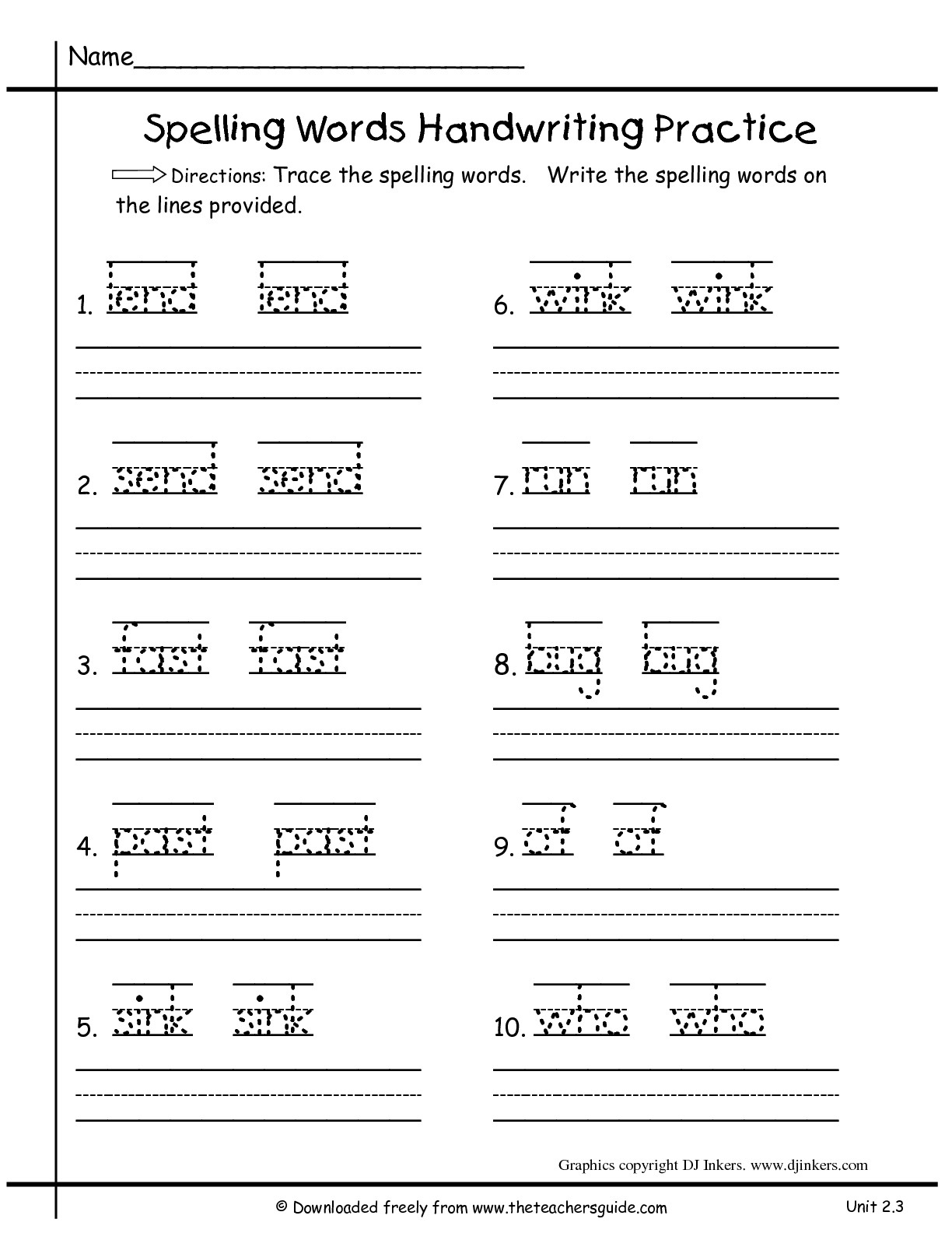 Wonders First Grade Unit Two Week Three Printouts - Free Printable | Free Printable Worksheets For 1St Grade Language Arts