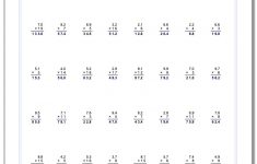 Printable 4Th Grade Multiplication Worksheets