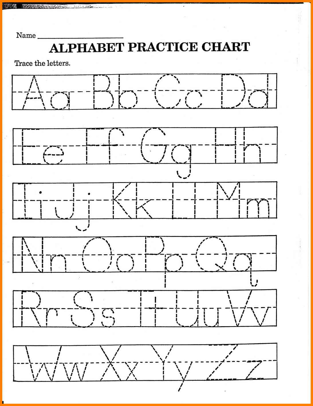 Worksheet : Kinder Worksheets Kindergarten Alphabet Practice Letter | Childrens Printable Alphabet Worksheets