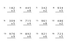 Free Printable Double Digit Multiplication Worksheets
