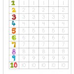 Writing Numbers Worksheet   Kids Learning Activity | Printable | Printable Number Tracing Worksheets