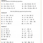 Year 10 Maths Worksheets | Printable Pdf Worksheets | Printable Algebra Worksheets High School